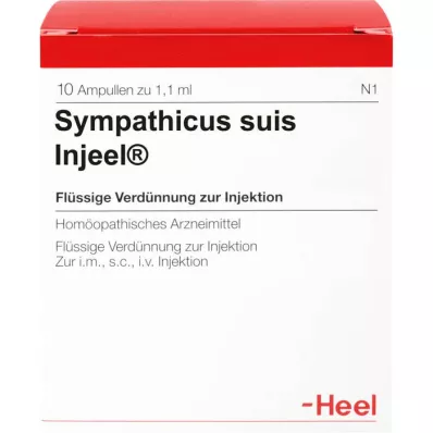 SYMPATHICUS SUIS Injeel ampoules, 10 pcs SYMPATHICUS SUIS Injeel ampoules, 10 pcs