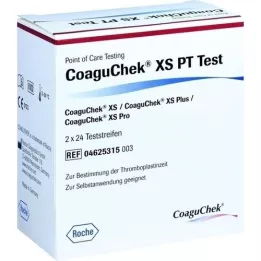 COAGUCHEK XS PT Test, 2x24 pcs