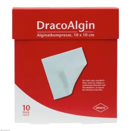 Dracoalgin 10x10cm Alginate K, 10 pcs