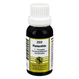 RATANHIA F complex no.222 dilution, 20 ml