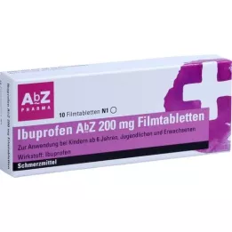 IBUPROFEN Abbey 200 mg film -coated tablets, 10 pcs