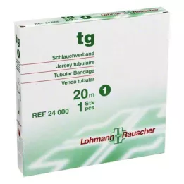 TG Tubular bandage size 1 20 m white, 1 piece