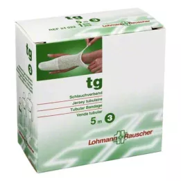 TG Tubular bandage size 3 5 m white, 1 piece