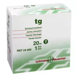 TG Tubular bandage size 7 20 m white, 1 piece