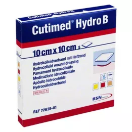CUTIMED Hydro B Hydrok.Ver.10x10 cm with adhesive bar, 5 pcs