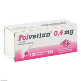 FOLVERLAN 0.4 mg tablets, 100 pcs