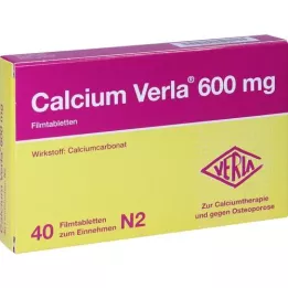 CALCIUM VERLA 600 mg film -coated tablets, 40 pcs
