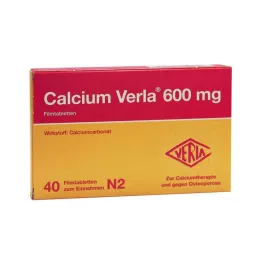 CALCIUM VERLA 600 mg film -coated tablets, 40 pcs