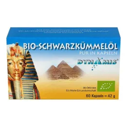Black cumin Egyptian pure capsules, 60 pieces