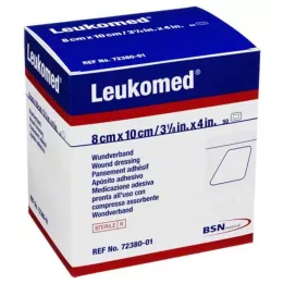 LEUKOMED sterile plasters 8x10 cm, 50 pcs
