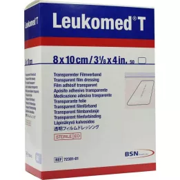 LEUKOMED transparent sterile plasters 8x10 cm, 50 pcs