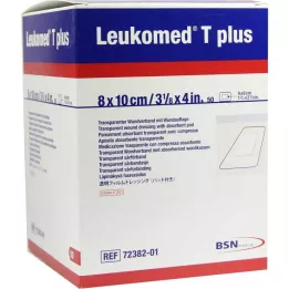 LEUKOMED transp.plus sterile plasters 8x10 cm, 50 pcs