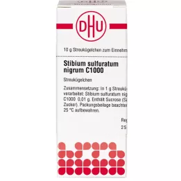 STIBIUM SULFURATUM NIGRUM C 1000 Globuli, 10 g
