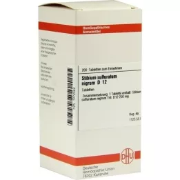 STIBIUM SULFURATUM NIGRUM D 12 tablets, 200 pcs