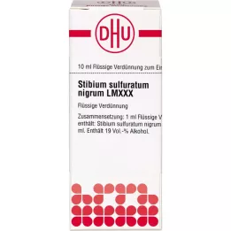 STIBIUM SULFURATUM NIGRUM LM XXX Dilution, 10 ml