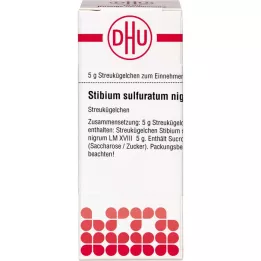 STIBIUM SULFURATUM NIGRUM LM XVIII Globuli, 5 g