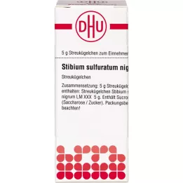STIBIUM SULFURATUM NIGRUM LM XXX Globuli, 5 g