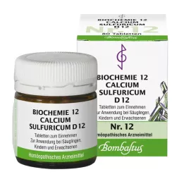 BIOCHEMIE 12 Calcium Sulfuricum D 12 tablets, 80 pcs