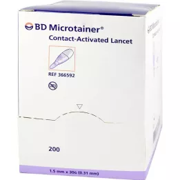 BD MICROTAINER Lanzette Lila 30 g 1.5 mm, 200 pcs