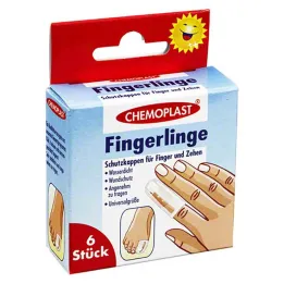 Finger cots protective caps for fingers and toes, 6 pieces