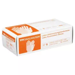 HANDSCHUHE Latex unpowdered size S, 100 pcs