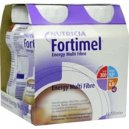 FORTIMEL Energy multifibre chocolate taste, 4x200 ml