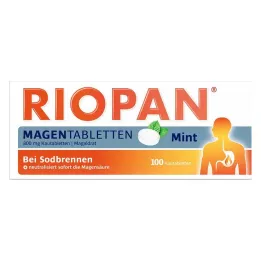 RIOPAN Magen Tabletten Mint 800 mg chewable tablets, 100 pcs