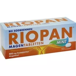 RIOPAN Magen Tabletten Mint 800 mg Kautabletten, 50 St