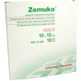 ZEMUKO Kompr.Steril 10x10 cm, 10 pcs