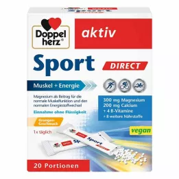 DOPPELHERZ Sport DIRECT Vitamins + minerals, 20 pcs