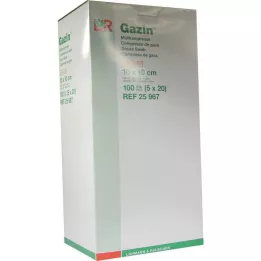 GAZIN Gauze comp. 10x10 cm sterile 12-ply, 5X20 pcs
