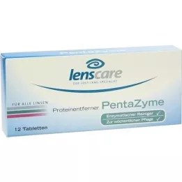LENSCARE PentaZyme Proteinentferner Tabletten, 12 St
