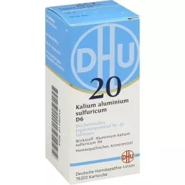 BIOCHEMIE DHU 20 potassium aluminum.sulfur.d 6 tablets, 80 pcs
