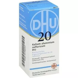 BIOCHEMIE DHU 20 potassium aluminum.sulfur.d 12 tablets, 80 pcs