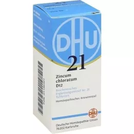 BIOCHEMIE DHU 21 Zincum Chloratum D 12 tablets, 80 pcs