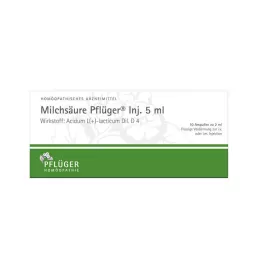 MILCHSÄURE Pflüger Injection Solution 5 ml, 50 pcs
