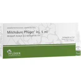 MILCHSÄURE Pflüger injection solution 5 ml, 10 pcs