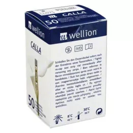 WELLION CALLA Blood glucose test strips, 50 pcs
