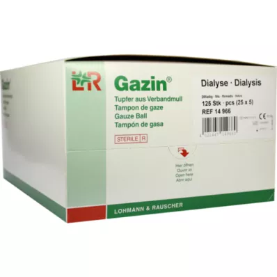 GAZIN Dialysetupfer 2+3 Steril M. Protection Ring, 125 pcs