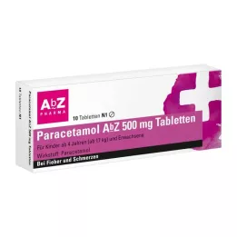 PARACETAMOL AbZ 500 mg tablets, 10 pcs