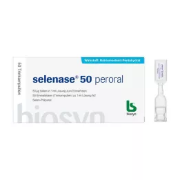 SELENASE 50 peroral solution for oral use, 50X1 ml