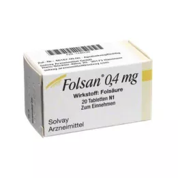 FOLSAN 0.4 mg tablets, 20 pcs