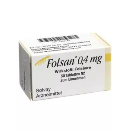 FOLSAN 0.4 mg tablets, 50 pcs
