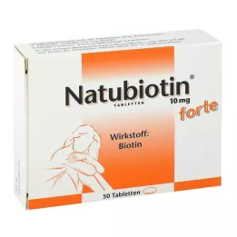 NATUBIOTIN 10 mg forte tablets, 50 pcs
