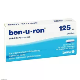 BEN-U-RON 125 mg suppositories, 10 pcs