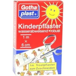 GOTHAPLAST Childrens plaster 6 cmx1 m, 1 pcs
