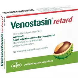 VENOSTASIN Retard 50 mg hard capsule retarded, 20 pcs
