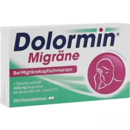 DOLORMIN Migräne Filmtabletten, 20 St