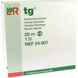 TG Tubular bandage size 12 20 m white, 1 piece