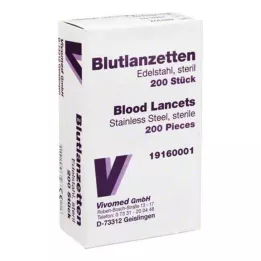 BLUTLANZETTEN Metal simple, 200 pcs